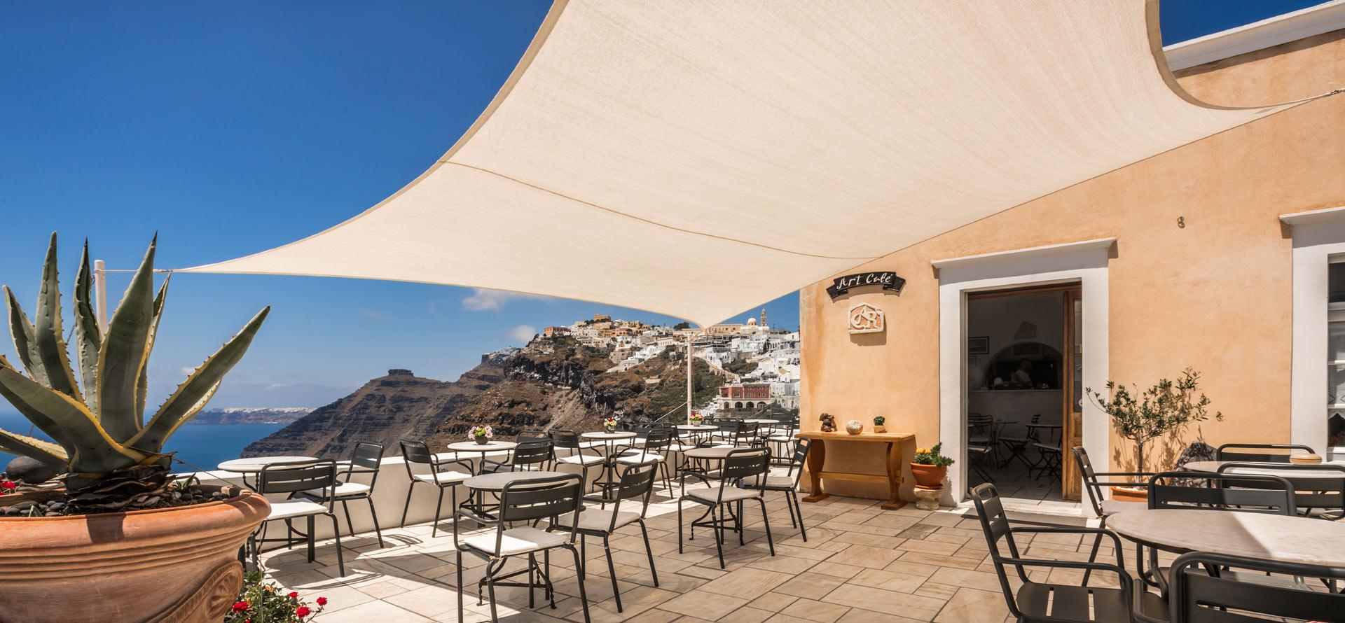 Cori Rigas Suites-Fira-Santorini-Art Cafe