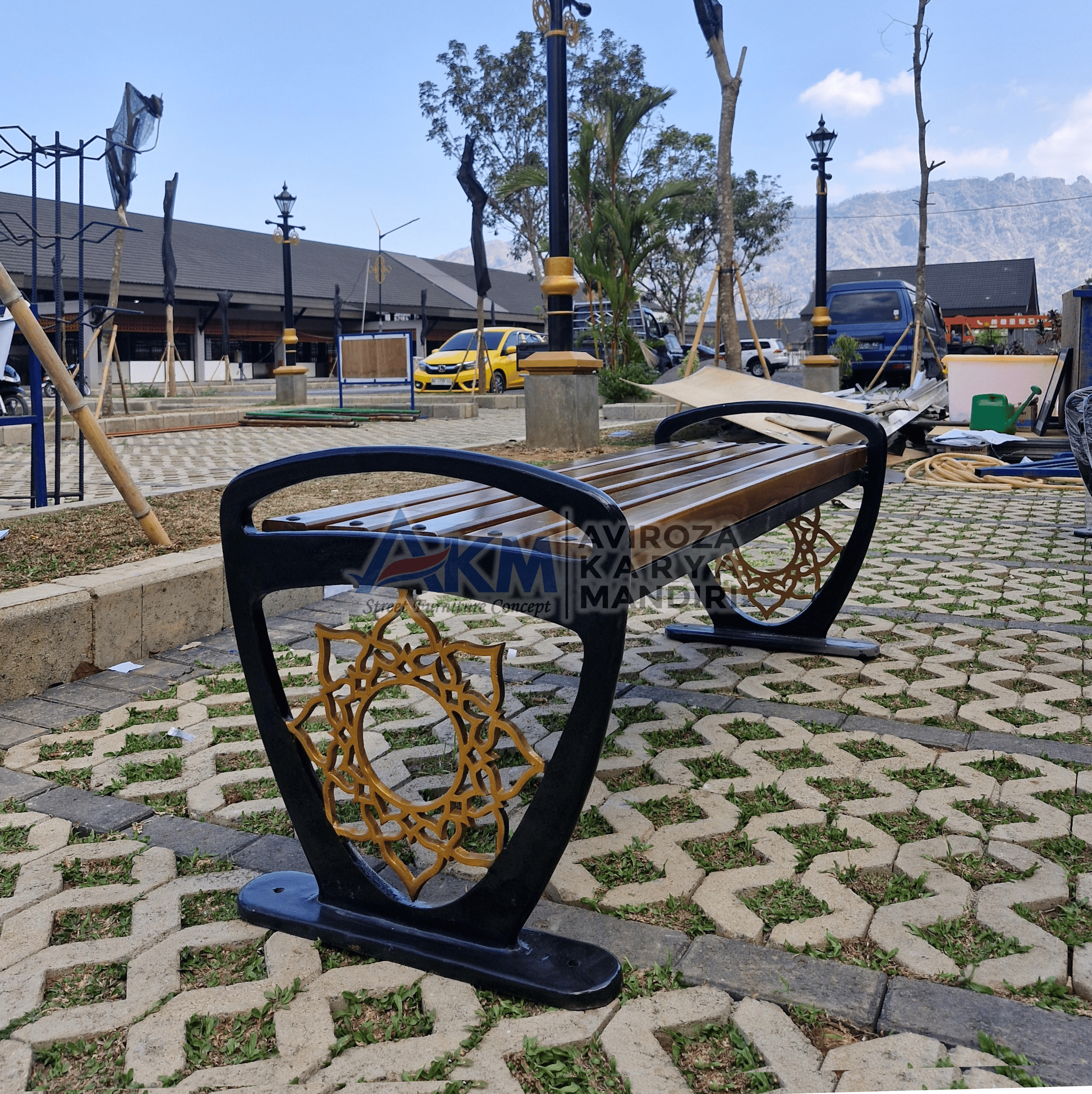 galeri Bangku Taman Kursi Taman Double Seat