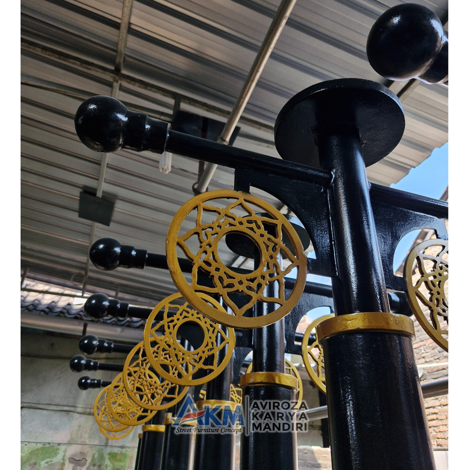 galeri Tiang Lampu Taman & Lampu Pedestrian