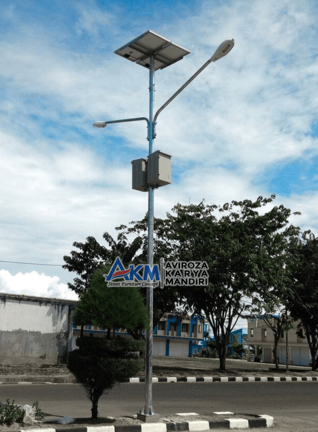 galeri Tiang Lampu PJU Oktagonal Hot Deep Galvaniz