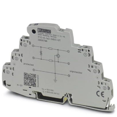Phoenix Contact 2906798 Surge protection device - TTC-6-1X2-24DC-UT