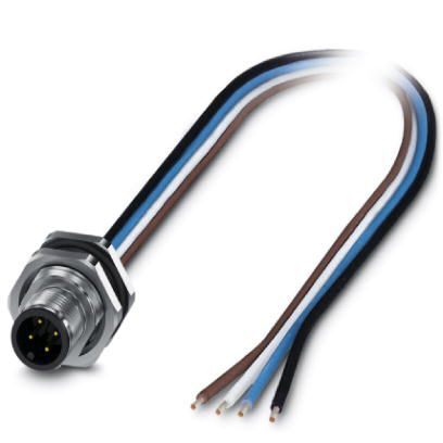 Phoenix Contact 1411593 Device connector, rear mounting - SACC-DSI-M12MS-5P-M16XL/0,5