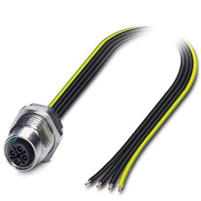 Phoenix Contact 1424133 Device connector, rear mounting - SACC-DSI-M12FSS-4CON-M16/0,5PE