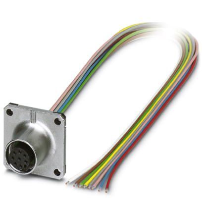Phoenix Contact 1441697 Flush-type connector - SACC-SQ-M12FS-8CON-20/0,5