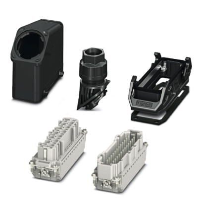 Phoenix Contact 1407713 Connector set - HC-EVO-B24PT-BWD-HH-M32-PLRBK