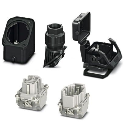 Phoenix Contact 1407710 Connector set - HC-EVO-B06PT-BWSC-HL-M20-PLRBK