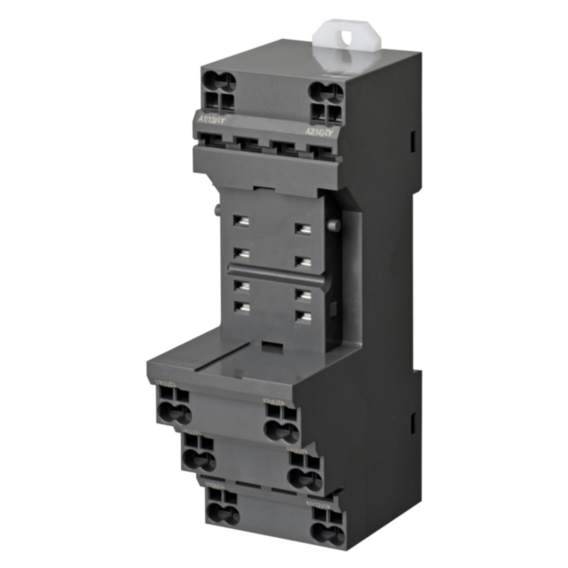 Omron PYF08PUL Socket, DIN rail/surface mounting, 31 mm, 8-pin, Push-in terminals