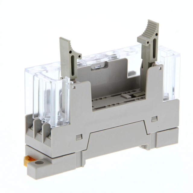 Omron P7SA10FNDDC24 Socket, DIN rail/surface mounting, 10 pin, screw terminals, for G7SA 4 pole relays, LED indicator