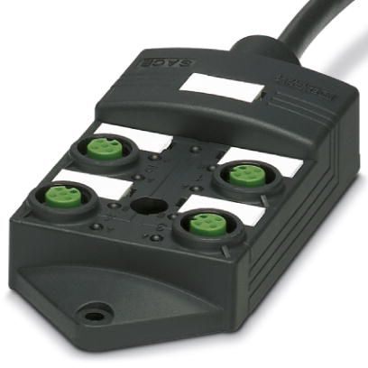 Phoenix Contact 1452576 Sensor/actuator box - SACB-4/ 4-L- 5,0PUR SCO P