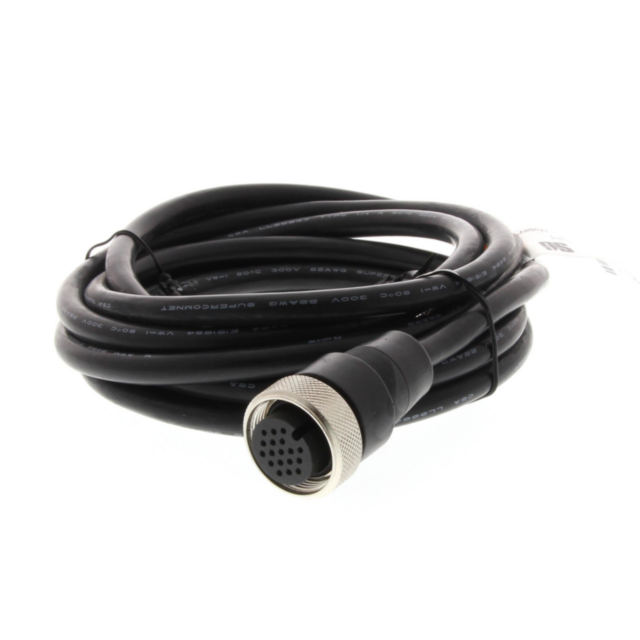 Omron 406490100 Safety laser scanner power and I/O cable, 10m