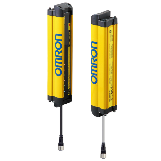 Omron F3SG4RE0720P14 Safety Sensor, F3SG-R Easy, Type 4, 14 mm resolution, range 0.3 to 10.0 m, height 720 mm, PNP