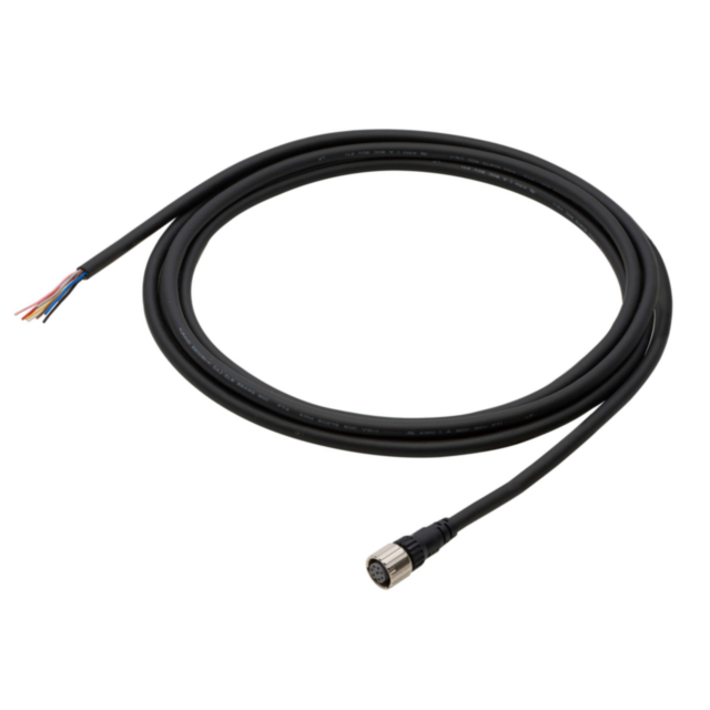 Omron F39JG3AD Safety sensor accessory, F3SG-R Advanced, receiver cable M12 8-pin, female, 3 m