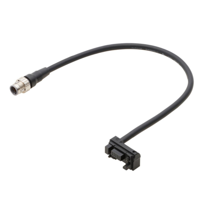 Omron F39JGR3KD Root-Plug cable for extended set 0.3 m for F3SG-4SR (cable for receiver - black)
