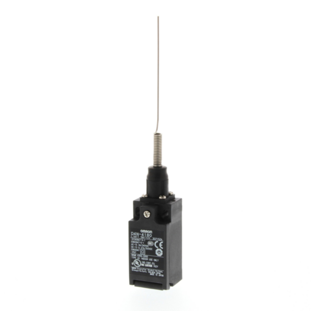 Omron D4N2180 Limit switch, Cat whisker, 1NC/1NO (snap-action), 1NC/1NO (snap-action), G1/2 (1-conduit)