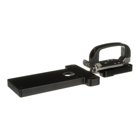 ABB 2TLA050310R0032 Front slide handle for GKey4. Can be mounted on hinged doors and on sliding doors, both on the left and on the right. Includes a mounting plate for GKey4.GKey is a robust safety lock with a die cast housing for hinged and sliding doors. GKey offers an interlocking function reaching up to PL e/SIL 3 with high level coding. Power is needed to unlock GKey which makes GKey a safety lock. GKey is fitted with a rear escape release button and manual unlocking (auxiliary release). GKey offers four positions for 22 mm pilot devices.