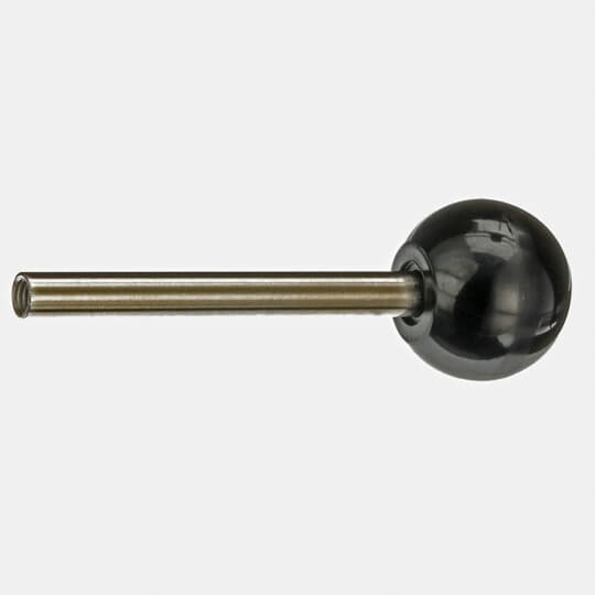 ABB 2TLA050040R0510 Rear handle for GKey front slide handle and MKey slide lock. The rear handle is necessary to open or close the slide handle from inside the protected area.