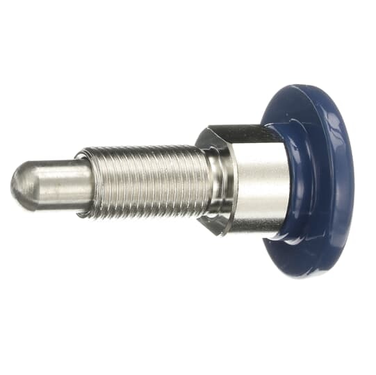 ABB 2TLA050040R0511 Spring loaded catch for Gkey slide handle and Mkey slide lock. The catch prevents from closing the door by mistake: when the sliding handle is in open position, the catch must be pulled in order to push back the handle to closed position.