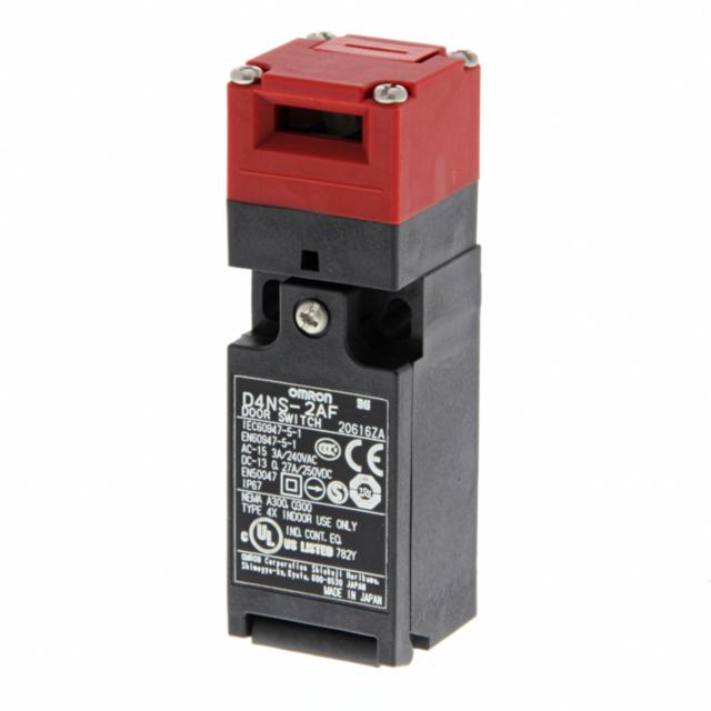 Omron D4NS2CF Safety interlock switch, 2NC/1NO, 10 A, single G1/2 conduit