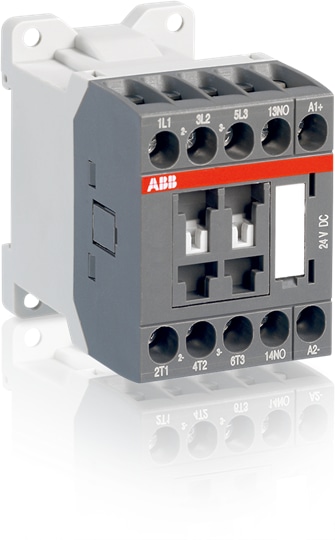 ABB ASL09300181 ASL09 contactors are mainly used for controlling 3-phase motors and generally for controlling power circuits up to 690 V AC or 220 V DC. They are mainly used for controlling 3-phase motors, non-inductive or slightly inductive loads. The ASL... series 1-stack 3-pole contactors are of the block type design. - Main poles and auxiliary contact blocks: 3 main poles, 1 built-in auxiliary contact, front-mounted add-on auxiliary contact blocks (mechanically-linked auxiliary contacts compliant with Annex L of IEC 60947-5-1. N.C. mirror contacts compliant with Annex F of IEC 60947-4-1) - Control circuit: DC operated with solid core magnet circuit. The polarity on the coil terminals (A1+ and A2-) must be respected - Accessories: a wide range of accessories is available. ASL... contactors are fitted with low consumption DC coils and are suitable for a direct control by PLC outputs.
