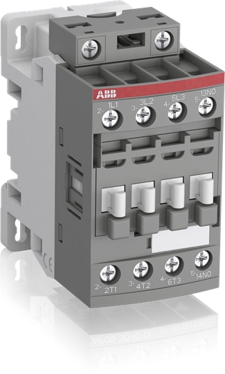 ABB AF09301014 The AF09-30-10-14 is a 3 pole - 690 V IEC or 600 UL contactor with 1 built-in auxiliary contact and screw terminals, controlling motors up to 4 kW / 400 V AC (AC-3) or 5 hp / 480 V UL and switching power circuits up to 25 A (AC-1) or 25 A UL general use. Thanks to the AF technology, the contactor has a wide control voltage range (250-500 V 50/60 Hz and DC), managing large control voltage variations, reducing panel energy consumptions and ensuring distinct operations in unstable networks. Furthermore, surge protection is built-in, offering a compact solution. AF contactors have a block type design, can be easily extended with add-on auxiliary contact blocks and an additional wide range of accessories.