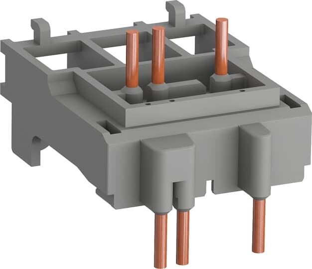 ABB BEA164 Connecting links with manual motor startersThe BEA insulated 3-pole connecting links are used to connect AF09 ... AF65 contactors with the MS116 or MS132 or MS165 manual motor starters. The BEA insulated 3-pole connecting links ensure the electrical and mechanical connection between the contactor and the associated manual motor starter. BPR65-4 35 mm rail hooks used with BEA65-4 connecting link, allow direct mounting on 2 rails 35 mm of MS165 manual motor starters with AF40 ... AF65 contactors.