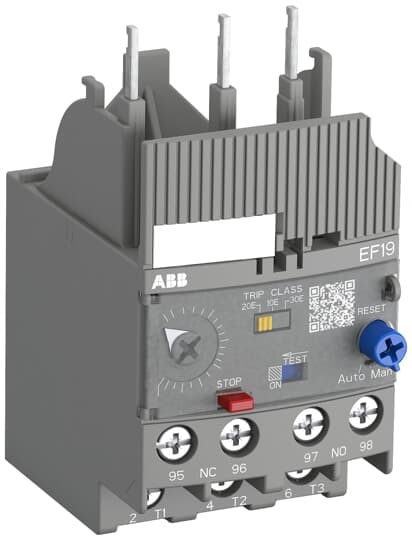 ABB EF192:7 Efficient thermal overload relay for robust motor protection against overload and phase failures.