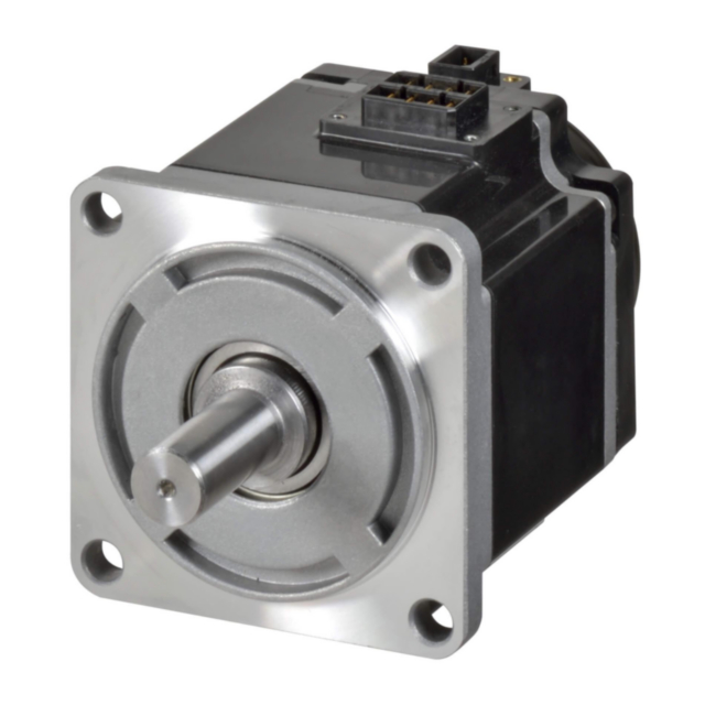 Omron R88M1M20030TS2 1S AC servo motor, 200 W, 230 VAC, 3000 rpm, 0.637 Nm, absolute encoder
