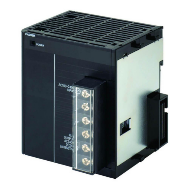 Omron CJ1WPA205R Power supply unit, 100-240 VAC, output capacity: 25 W, with RUN output