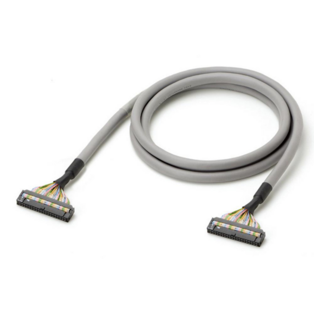 Omron XW2Z100K I/O connection cable, MIL40 to MIL40, 1 m