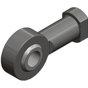 SMC GKM612 SMC C85 Iso round body cylinder C82 Dbl rod clevis