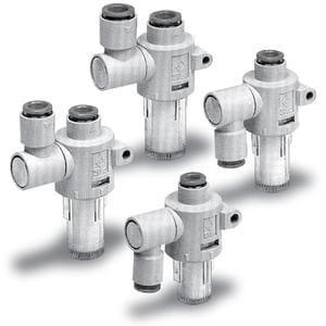 SMC ZFB20107 SMC Vacuum filter Air suction filter w/one touch fittings Zfb Zfc Zfa Zfh