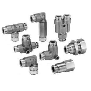 SMC KQB2T06M5 SMC Nickel plated brass Brass Fitting One-touch fitting