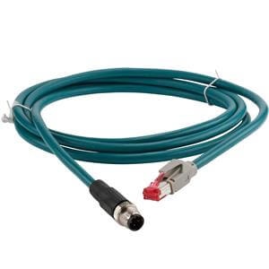 SMC EX9AC010ENPSRJ SMC Serial transmission system Com cable con m12 d-coded to rj45 1m