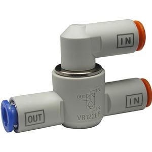 SMC VR1220F06 SMC Check valve Shuttle valve w/one-touch fit