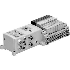 SMC SS5V3W10S10D14BSC8 SMC Ss5v 14 station manifold Tie-rod base 4/5 port solenoid valve