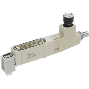 SMC SY50MN0A1 SMC Reg (a) w/psi gauge 4/5 port solenoid valve