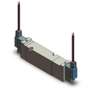 SMC VQZ2151B5LO1 SMC 2000 series 5 port valve 4/5 port solenoid valve