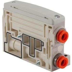 SMC VVQC20002A1N11 SMC 4/5 port solenoid valve Vqc u side end plate