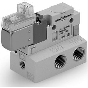 SMC VQZ1155LO1C4Q SMC 3 port solenoid valve 3 port base mounted solenoid valve