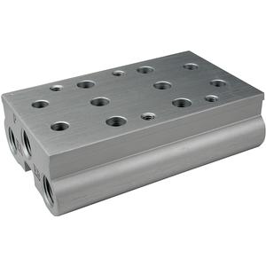 SMC NVV5FS12004101T SMC W/o pe 4-sta. 4/5 port solenoid valve M'fold