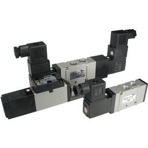 SMC VFS21205DZ02 SMC 4/5 port solenoid valve 5 port pilot operated valve