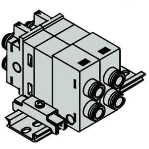 SMC VQ1000FPGC6C6 SMC Perfect check block 4/5 port solenoid valve
