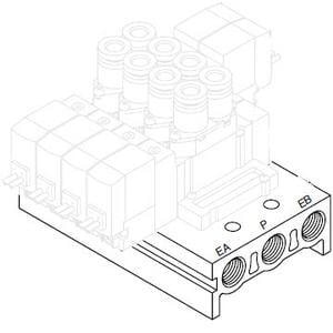 SMC SS5Y54104N7T SMC 4/5 port solenoid valve Ss5y bar stock manifold