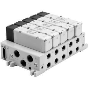 SMC VV5Q510804TFD0 SMC Mfld Plug-in 4/5 port solenoid valve Vq5000