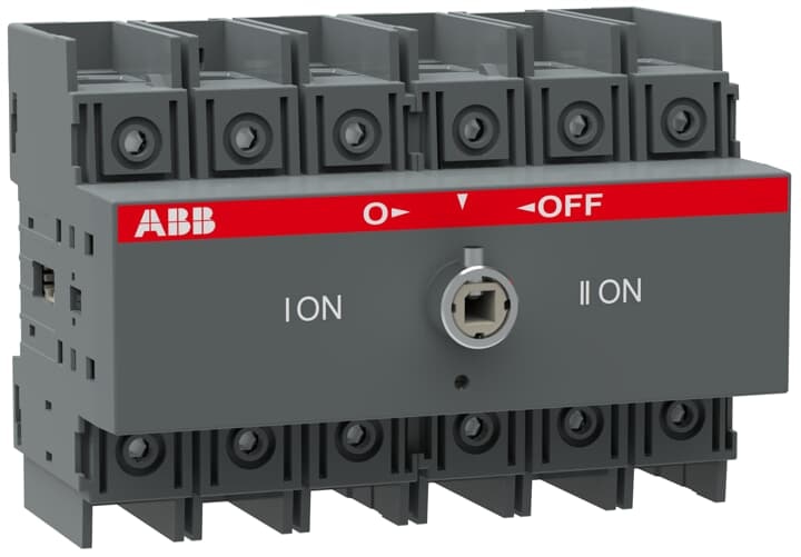 ABB OT100F3C OT100F3C CHANGE-OVER SWITCH, Handle and shaft need to be ordered separately, Open transition