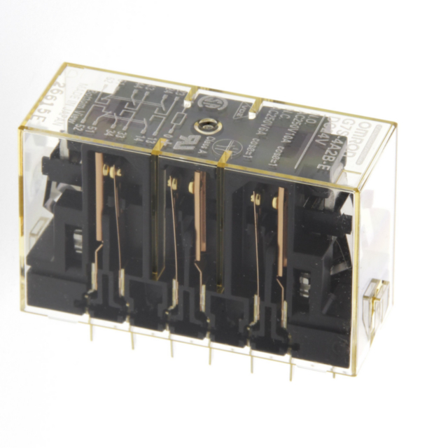 Omron G7S4A2BEDC24 Safety relay, plug-in, 4PST-NO, 2PST-NC, 10 A, forcibly-guided contacts, 24 VDC
