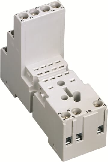 ABB 1SVR405651R1100 The CR-M2LS socket is from the CR-M (miniature) relay range. The logical socket is suitable for CR-M relays with 2 c/o (SPDT) output contacts. The socket has screw connection terminals. Pluggable function modules, holder and marker are available as accessories.