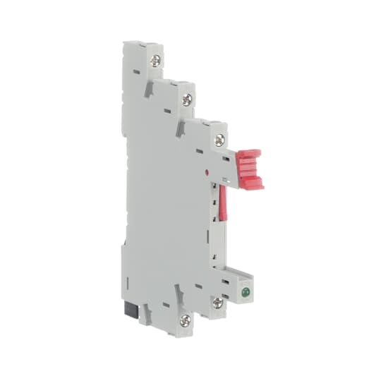 ABB 1SVR405521R1100 CR-S006/024VDC1SS Socket 1c/o, A1-A2=6-24VDC, 250VAC screw terminals