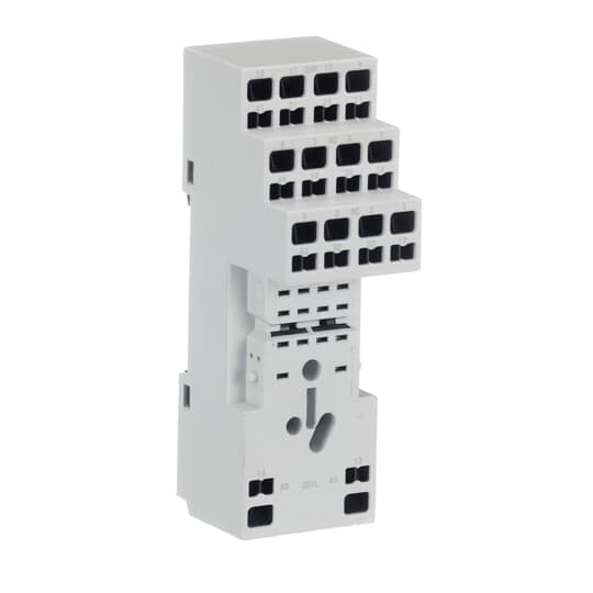 ABB 1SVR405651R3200 The CR-M4LC socket is from the CR-M (miniature) relay range. The logical socket is suitable for CR-M relays with 4 c/o (SPDT) output contacts. The socket has spring connection terminals. Pluggable function modules, holder and marker are available as accessories.