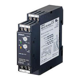 Omron K8AKLS1100240VAC Monitoring relay 22.5 mm wide, Conductive level control for liquid, 10k to 100k Ohm, One SPDT, 100-240 VAC